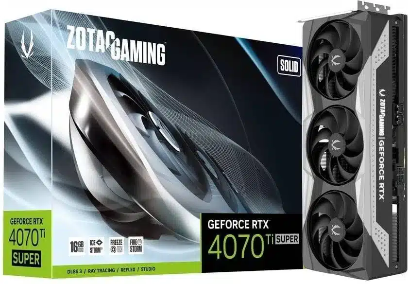 Zotac GAMING GEFORCE RTX 4070/TI SUPER SOLID 16GB GDDR6X 256BI