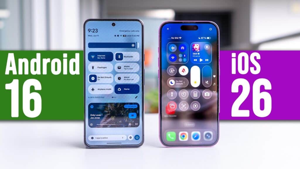 Android 16 vs iOS 26 – bez ściemy, obiektywne porównanie Android 16 vs iOS 26 – bez ściemy, obiektywne porównanie