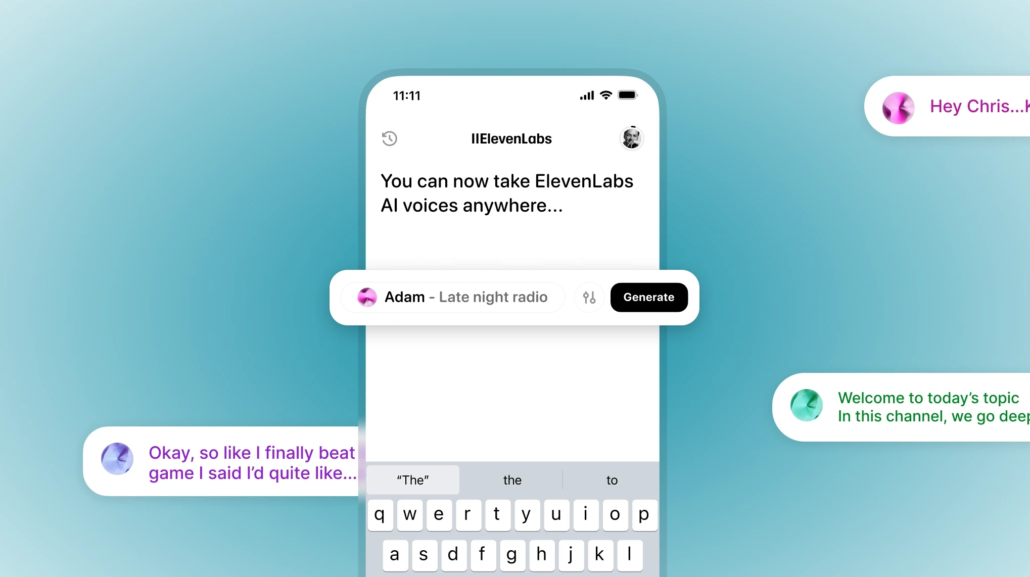 Aplikacja ElevenLabs – generowanie realistycznych głosów AI na smartfonie, przykład polskich wynalazków w sztucznej inteligencji