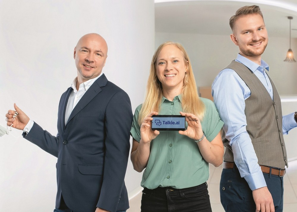 Zespół Talkie.ai – polski startup rozwijający voice AI i asystentów głosowych dla sektora medycznego