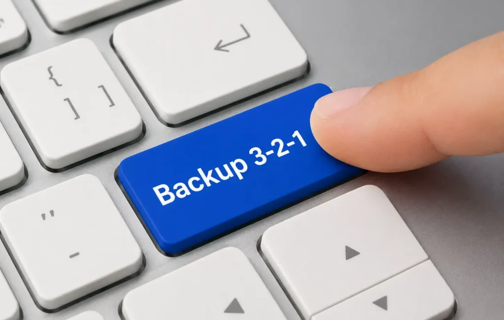 Backup 3-2-1 – jak zrobić kopię zapasową, która przetrwa ransomware i awarię dysku? Backup 3-2-1