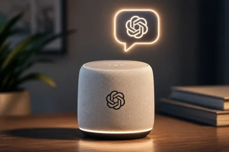 Pierwszy sprzęt OpenAI ma nie być telefonem. Firma szykuje głośnik z ChatGPT Pierwszy sprzęt OpenAI ma być głośnikiem z ChatGPT