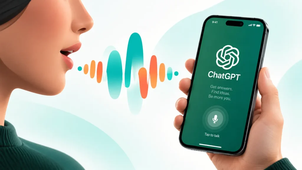 ChatGPT na telefonie z funkcją głosowego sterowania i wykonywania zadań w aplikacji