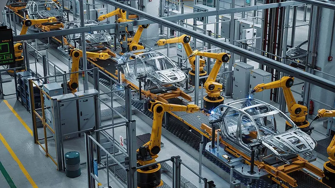 Coboty w fabryce samochodów – roboty współpracujące przy produkcji nadwozi