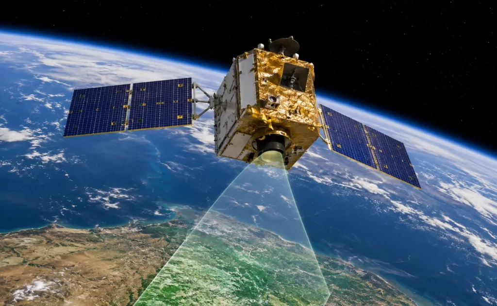 Indie umieściły „oko” 36 tys. km nad Ziemią. EOS-05 ma obserwować planetę niemal bez przerwy ISRO EOS-05 satelita