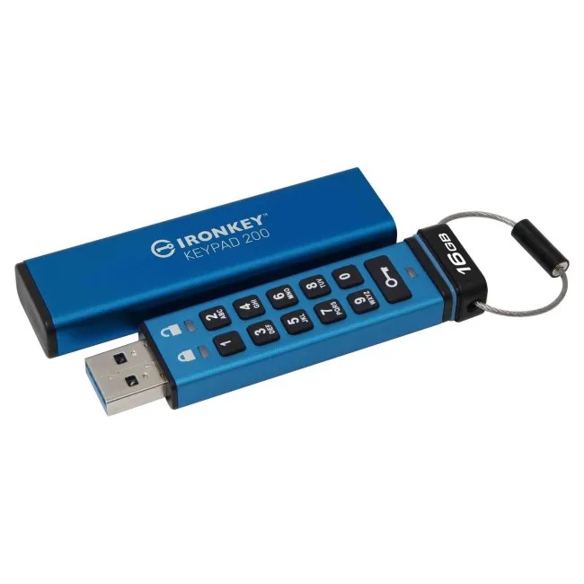 Szyfrowany pendrive z klawiaturą - Kingston IronKey Keypad 200 16GB USB 3.0 AES Encrypted