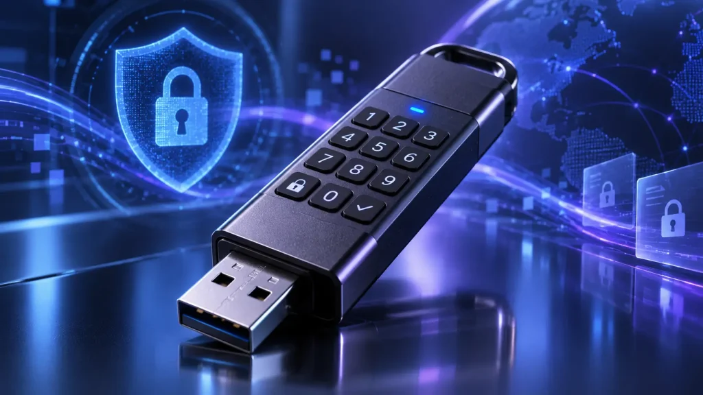 Szyfrowany pendrive z klawiaturą – czy warto? Jak działa i kiedy ma sens? Szyfrowany pendrive z klawiaturą – czy warto i jak działa