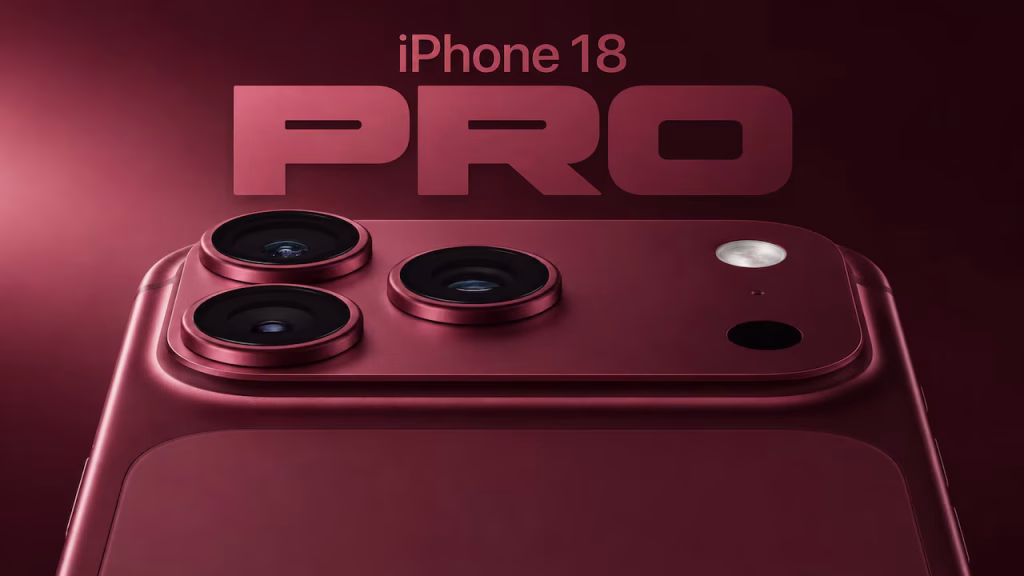 iPhone 18 Pro i 18 Pro Max od dziś w sprzedaży. Ceny w Polsce zaczynają się od 6299 zł iPhone 18 Pro w kolorze burgundowym – potrójny aparat 48 MP i nowa konstrukcja