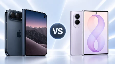 iPhone Duo vs Samsung Galaxy Z Fold 8 - porównanie