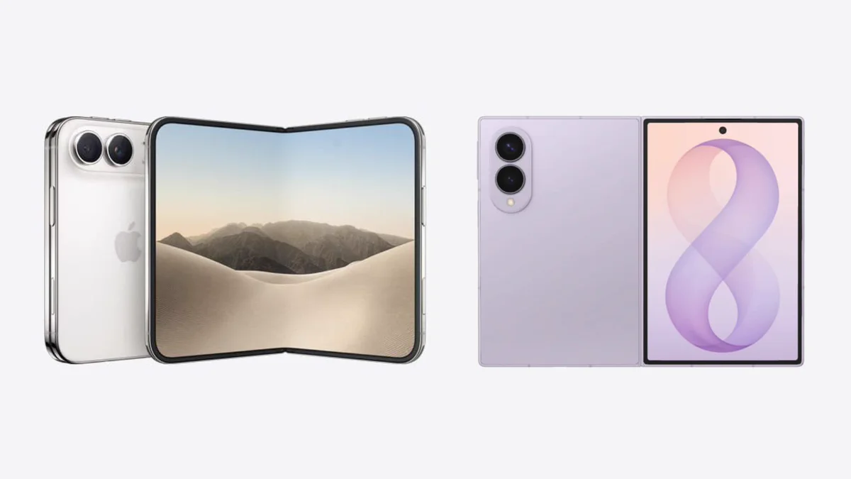 iPhone Duo vs Samsung Galaxy Z Fold 8 - porównanie